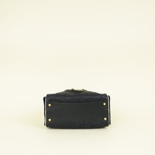 Chanel Black CC 25 Raffia Small Handbag