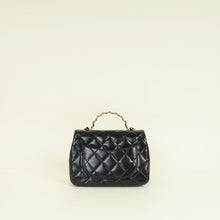 Chanel Black Quilted Top Handle Flap Bag