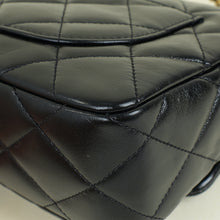 Chanel Black Quilted Top Handle Flap Bag