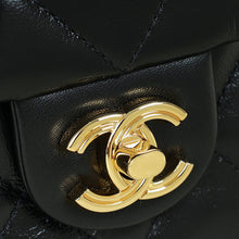 Chanel Black Quilted Top Handle Flap Bag