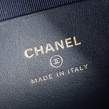 Chanel Blue Quilted Denim Mini Bowling Bag