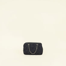 Chanel Blue Quilted Denim Mini Bowling Bag