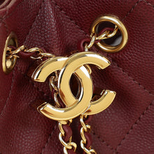 Chanel Burgundy CC Chanel 25 Mini Handbag