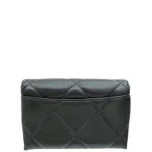 Chanel Black CC 19 Quilted Chain Wristlet Clutch