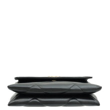 Chanel Black CC 19 Quilted Chain Wristlet Clutch