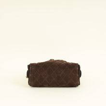 Chanel Dark Brown 25 Mini Suede Handbag