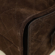Chanel Dark Brown 25 Mini Suede Handbag