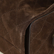 Chanel Dark Brown 25 Mini Suede Handbag