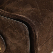Chanel Dark Brown 25 Mini Suede Handbag