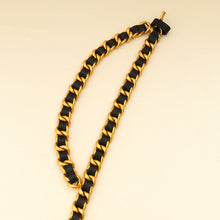 Chanel Black Vintage Chain Charm Belt