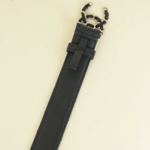 Chanel Black CC Chain Buckle Quilted Belt