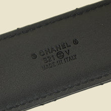 Chanel Black CC Chain Buckle Quilted Belt
