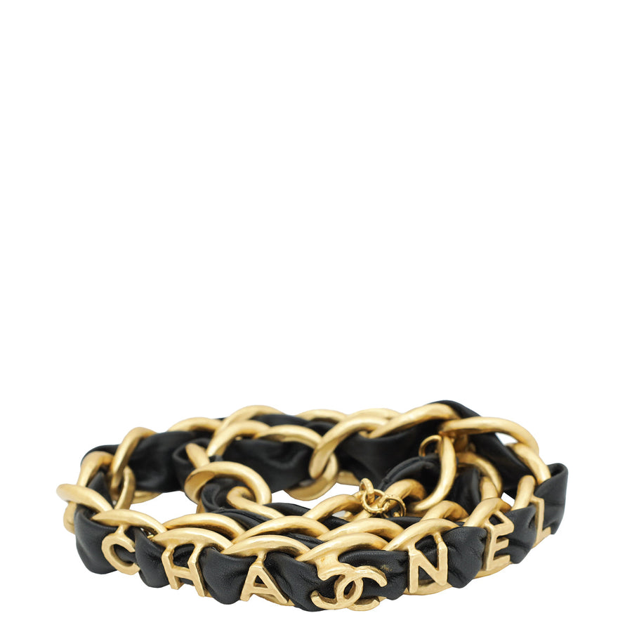Chanel Black CC Chunky Chain Belt