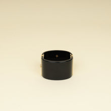 Chanel Bicolor Resin Pearl CC Cuff Bracelet