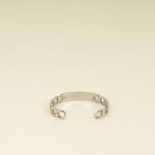 Chanel Silver CC Chain Cuff Bangle