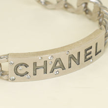 Chanel Silver CC Chain Cuff Bangle