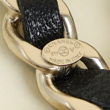 Chanel Black CC Chain Brooch