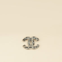 Chanel Silver CC Beads Crysta Details Brooch