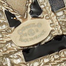 Chanel Silver CC Beads Crysta Details Brooch