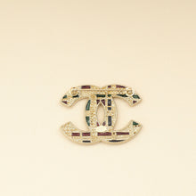 Chanel Gold CC Beads Crysta Details Brooch