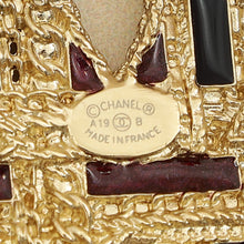 Chanel Gold CC Beads Crysta Details Brooch