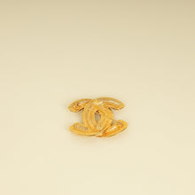 Chanel Gold CC Vintage Quilt Pattern Brooch