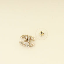 Chanel Gold CC Crystal Earrings