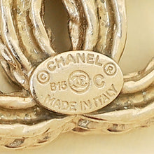 Chanel Gold CC Crystal Earrings