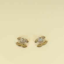 Chanel Gold CC Crystal Earrings