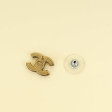 Chanel Gold CC Crystal Earrings