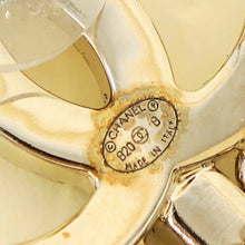 Chanel Gold CC Crystal Chain Drop Earrings