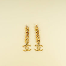 Chanel Gold CC Chain Drop Long Earrings