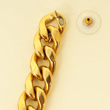 Chanel Gold CC Chain Drop Long Earrings