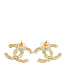 Chanel Gold CC Crystal Earrings