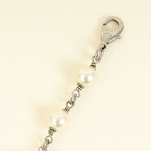 Chanel Ivory CC Crystal Pearl Long Necklace