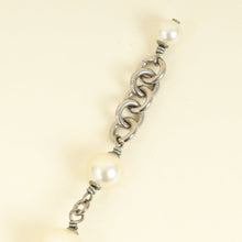 Chanel Ivory CC Crystal Pearl Long Necklace