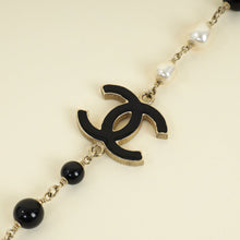 Chanel Bicolor CC Pearl Long Necklace