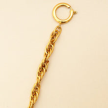 Chanel Gold Vintage Logo Coin Chain Necklace
