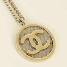 Chanel Gold CC Round Pendant Chain Necklace