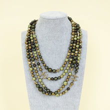 Chanel Green Multicolor 2017 Cruise Cuba Havana Long Pearl CC Star Necklace