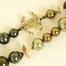Chanel Green Multicolor 2017 Cruise Cuba Havana Long Pearl CC Star Necklace