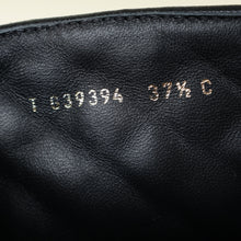 Chanel Black Mid-Calf Boots w/Chain CC Detail 37.5