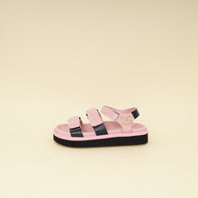 Chanel Bicolor CC Suede Velcro Flat Sandals 38