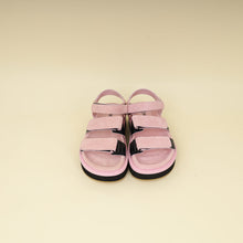 Chanel Bicolor CC Suede Velcro Flat Sandals 38