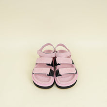Chanel Bicolor CC Suede Velcro Flat Sandals 38