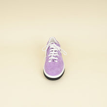 Chanel Purple CC Suede CC Lace Up Sneaker 38