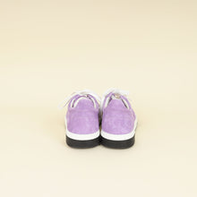 Chanel Purple CC Suede CC Lace Up Sneaker 38