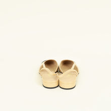 Chanel Bicolor Half D'Orsay Flat Slingback 38