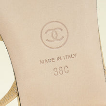 Chanel Bicolor Half D'Orsay Flat Slingback 38