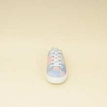 Chanel Multicolor CC Printed Fabric Quilted Low Top Sneakers 39